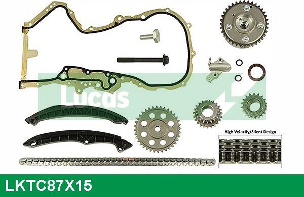 LUCAS LKTC87X15 - Kit catena distribuzione www.autoricambit.com