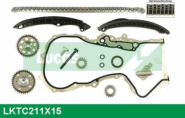 LUCAS LKTC211X15 - Kit catena distribuzione www.autoricambit.com