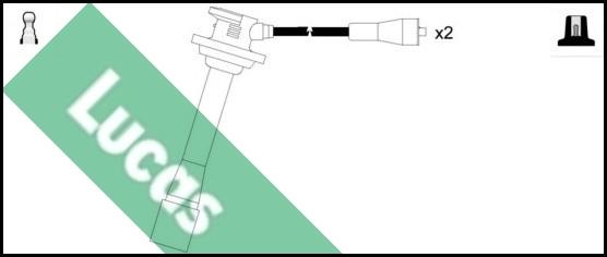 LUCAS LUC4461 - Kit cavi accensione www.autoricambit.com