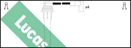 LUCAS LUC4639 - Kit cavi accensione www.autoricambit.com