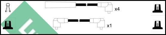 LUCAS LUC4026 - Kit cavi accensione www.autoricambit.com