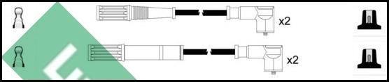 LUCAS LUC4133 - Kit cavi accensione www.autoricambit.com