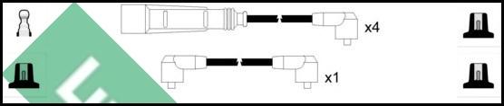 LUCAS LUC4175 - Kit cavi accensione www.autoricambit.com