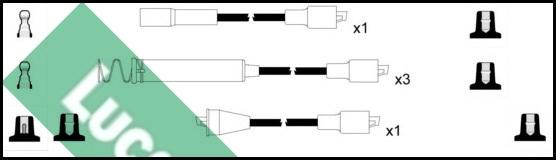 LUCAS LUC4377 - Kit cavi accensione www.autoricambit.com