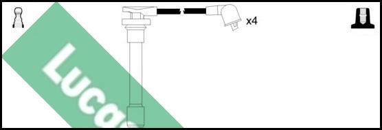 LUCAS LUC4241 - Kit cavi accensione www.autoricambit.com