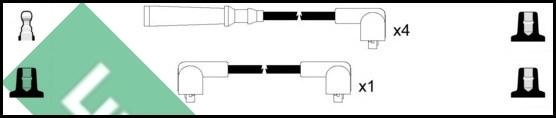 LUCAS LUC4264 - Kit cavi accensione www.autoricambit.com