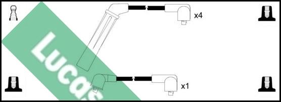 LUCAS LUC4265 - Kit cavi accensione www.autoricambit.com