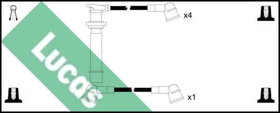 LUCAS LUC4268 - Kit cavi accensione www.autoricambit.com