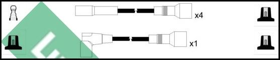 LUCAS LUC4204 - Kit cavi accensione www.autoricambit.com