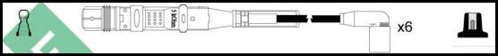 LUCAS LUC5110 - Kit cavi accensione www.autoricambit.com