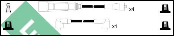 LUCAS LUC7038 - Kit cavi accensione www.autoricambit.com