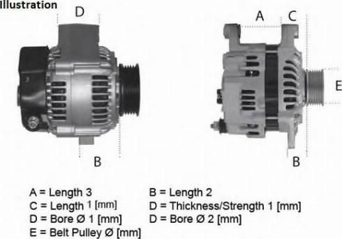 Lucas Electrical LRA01371 - Alternatore www.autoricambit.com