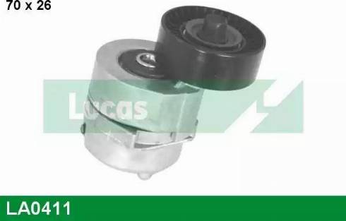 Lucas Engine Drive LA0411 - Tendicinghia, Cinghia Poly-V www.autoricambit.com