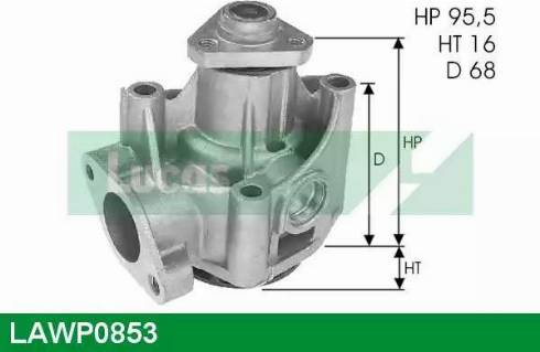 Lucas Engine Drive LAWP0853 - Pompa acqua www.autoricambit.com