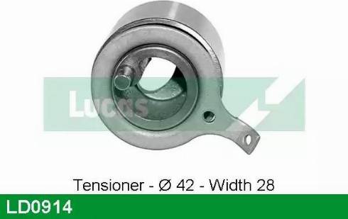 Lucas Engine Drive LD0914 - Rullo tenditore, Cinghia dentata www.autoricambit.com