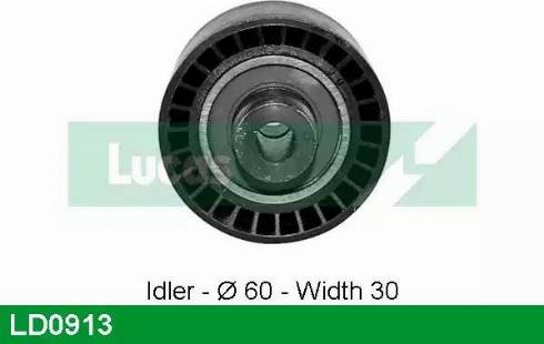 Lucas Engine Drive LD0913 - Rullo tenditore, Cinghia dentata www.autoricambit.com