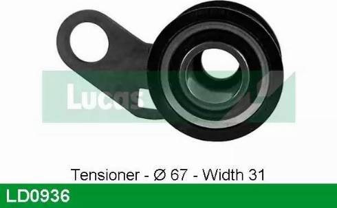 Lucas Engine Drive LD0936 - Rullo tenditore, Cinghia dentata www.autoricambit.com