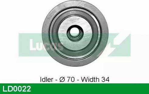 Lucas Engine Drive LD0022 - Rullo tenditore, Cinghia dentata www.autoricambit.com