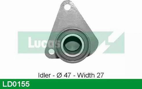 Lucas Engine Drive LD0155 - Rullo tenditore, Cinghia dentata www.autoricambit.com