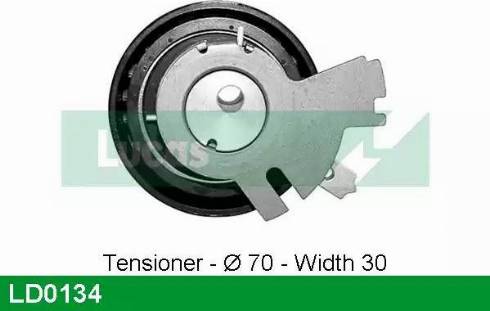 Lucas Engine Drive LD0134 - Rullo tenditore, Cinghia dentata www.autoricambit.com