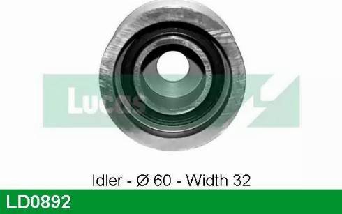 Lucas Engine Drive LD0892 - Rullo tenditore, Cinghia dentata www.autoricambit.com