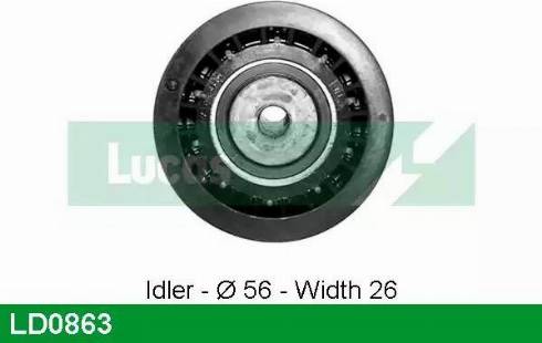 Lucas Engine Drive LD0863 - Rullo tenditore, Cinghia dentata www.autoricambit.com