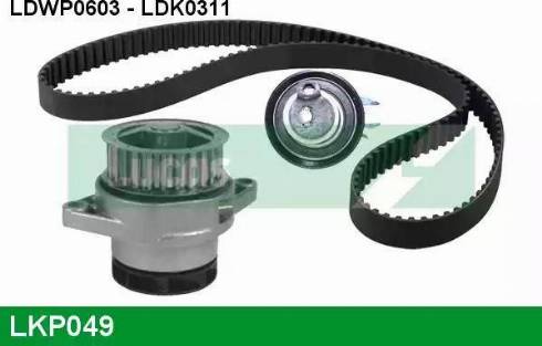 Lucas Engine Drive LKP049 - Pompa acqua + Kit cinghie dentate www.autoricambit.com