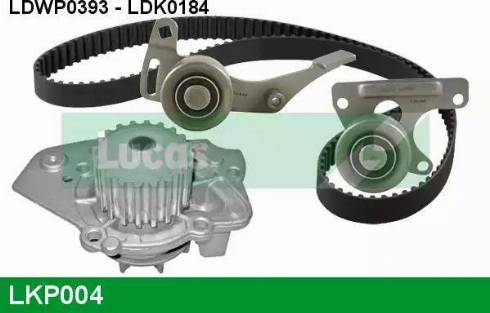 Lucas Engine Drive LKP004 - Pompa acqua + Kit cinghie dentate www.autoricambit.com