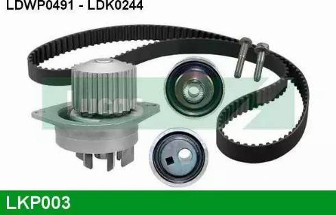 Lucas Engine Drive LKP003 - Pompa acqua + Kit cinghie dentate www.autoricambit.com