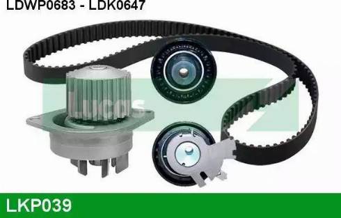 Lucas Engine Drive LKP039 - Pompa acqua + Kit cinghie dentate www.autoricambit.com