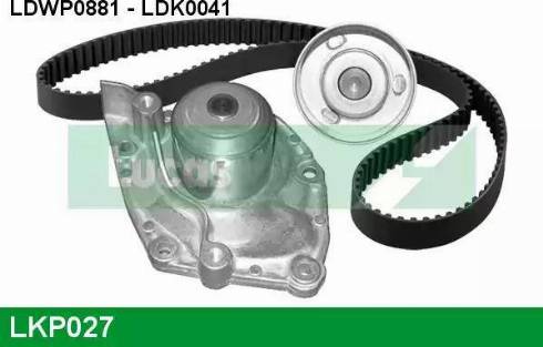 Lucas Engine Drive LKP027 - Pompa acqua + Kit cinghie dentate www.autoricambit.com