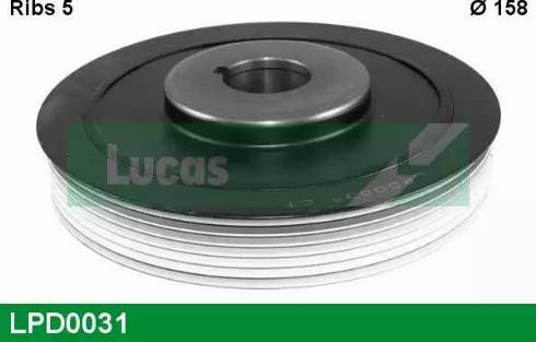 Lucas Engine Drive LPD0031 - Puleggia cinghia, Albero a gomiti www.autoricambit.com