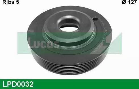 Lucas Engine Drive LPD0032 - Puleggia cinghia, Albero a gomiti www.autoricambit.com