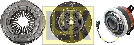 LUK 643 3463 33 - Kit frizione www.autoricambit.com