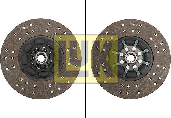 LUK 331 0395 10 - Disco frizione www.autoricambit.com