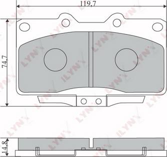 Delphi LUP1662 - Kit pastiglie freno, Freno a disco www.autoricambit.com