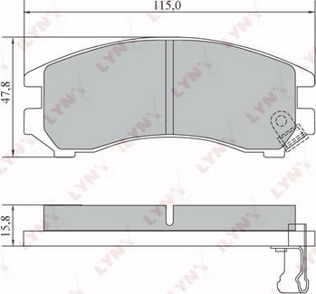 BENDIX 572236 - Kit pastiglie freno, Freno a disco www.autoricambit.com