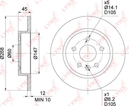 Kavo Parts BR-1219-C - Discofreno www.autoricambit.com