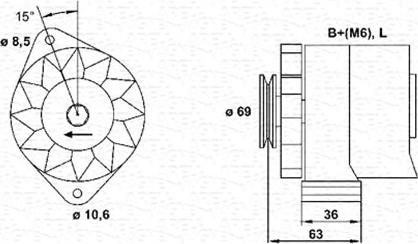 Magneti Marelli 944346033010 - Alternatore www.autoricambit.com