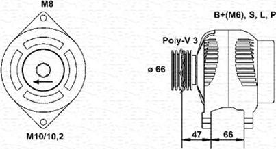 Magneti Marelli 944356935010 - Alternatore www.autoricambit.com