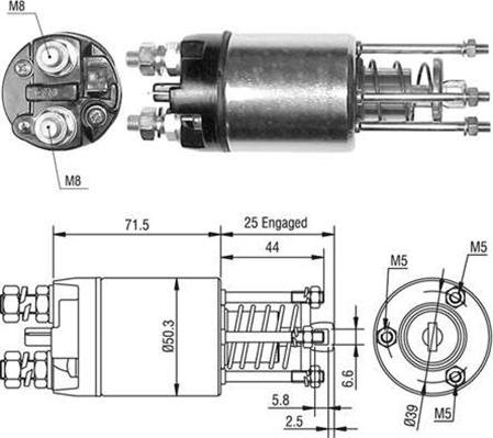 Magneti Marelli 940113050460 - Elettromagnete, Motore d'avviamento www.autoricambit.com