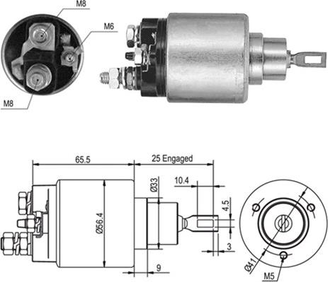 Magneti Marelli 940113050417 - Elettromagnete, Motore d'avviamento www.autoricambit.com