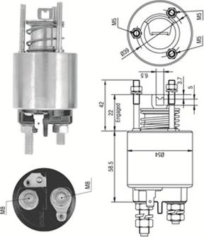 Magneti Marelli 940113050484 - Elettromagnete, Motore d'avviamento www.autoricambit.com