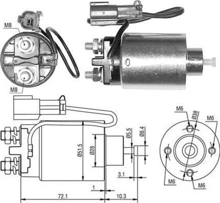 Magneti Marelli 940113050482 - Elettromagnete, Motore d'avviamento www.autoricambit.com