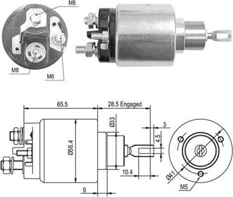 Magneti Marelli 940113050428 - Elettromagnete, Motore d'avviamento www.autoricambit.com