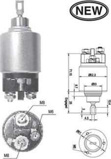 Magneti Marelli 940113050543 - Elettromagnete, Motore d'avviamento www.autoricambit.com