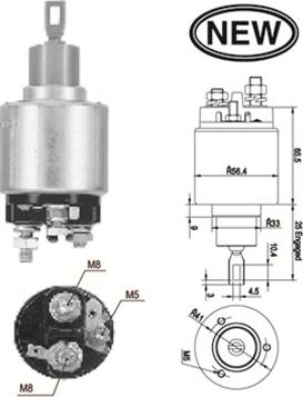 Magneti Marelli 940113050557 - Elettromagnete, Motore d'avviamento www.autoricambit.com