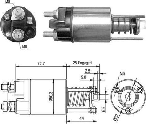 Magneti Marelli 940113050528 - Elettromagnete, Motore d'avviamento www.autoricambit.com