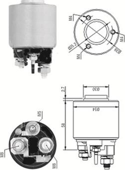 Magneti Marelli 940113050571 - Elettromagnete, Motore d'avviamento www.autoricambit.com