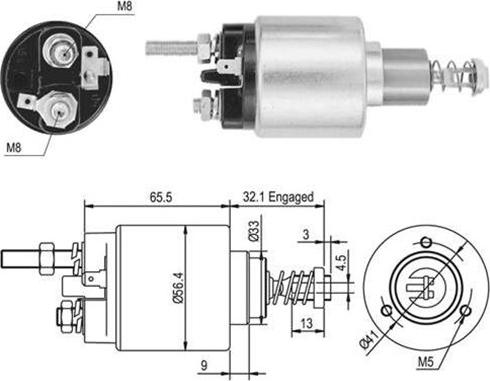 Magneti Marelli 940113050049 - Elettromagnete, Motore d'avviamento www.autoricambit.com